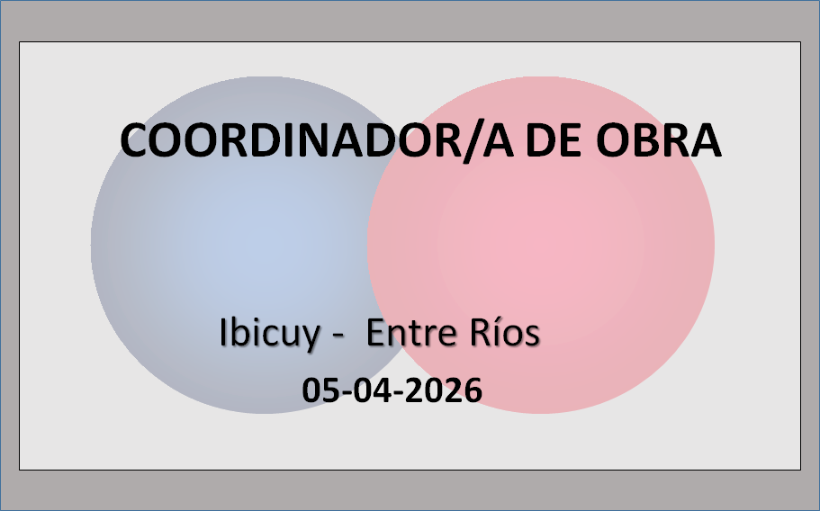 Coordinador/a de obra