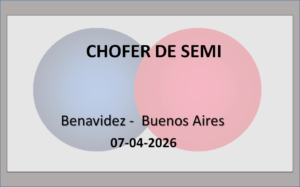 Chofer de Semi remolque