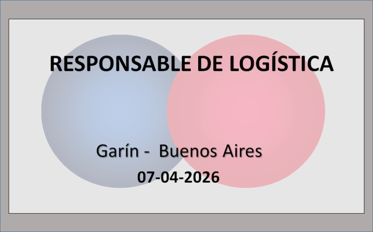 Responsable de Logística