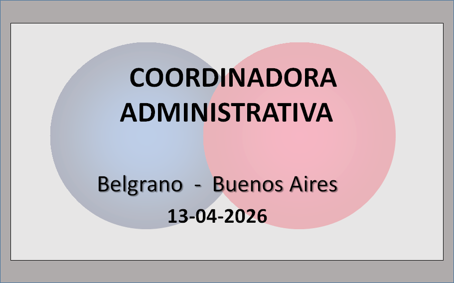 Coordinadora Administrativa