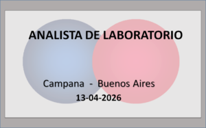 Analista de Laboratorio