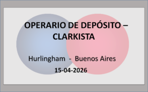 Operario de Depósito – Clarkista