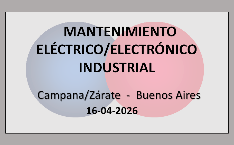 Mantenimiento Eléctrico, Electrónico Industrial
