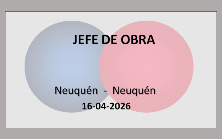 Jefe de obra