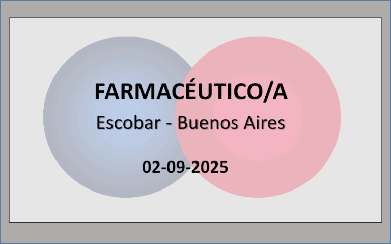 Farmacéutico/a