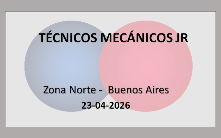 Técnicos Mecánicos Jr