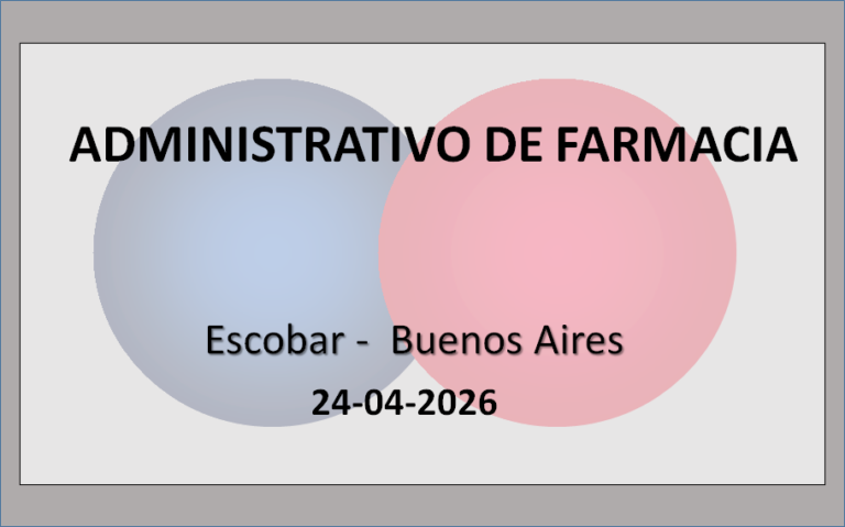 Administrativo de Farmacia