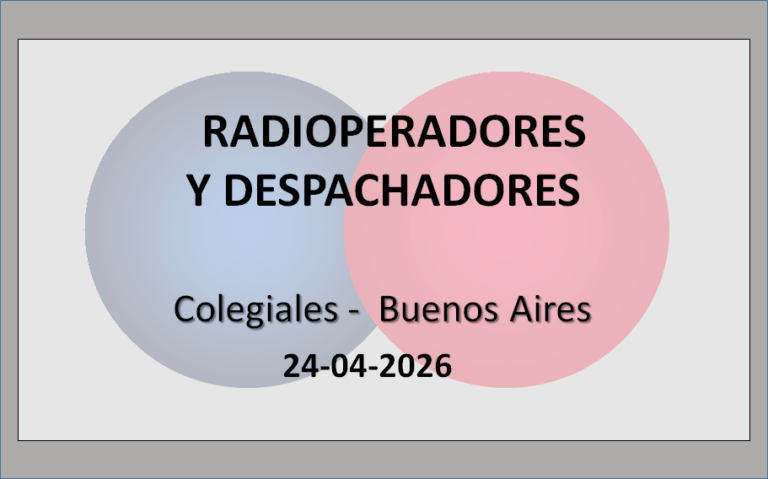 Radioperadores y Despachadores