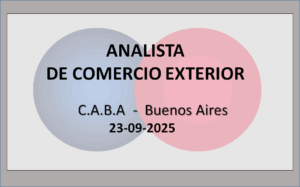 Analista de Comercio Exterior