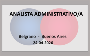 Analista Administrativo/a