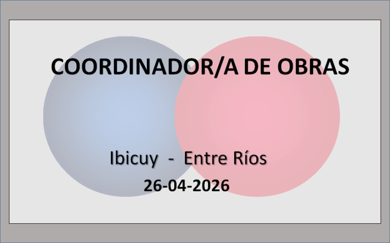 Coordinador/a de obra