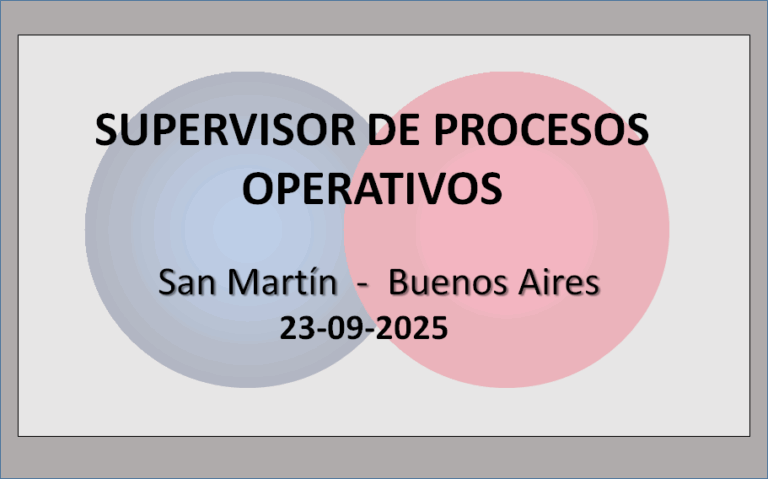 Supervisor de Procesos Operativos