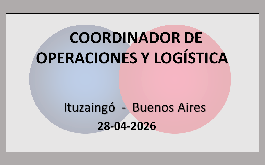 Coordinador de Operaciones y Logística