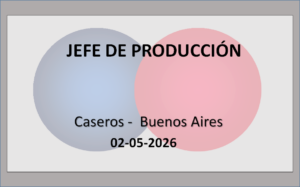 Jefe de Producción