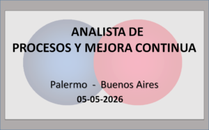 Analista de Procesos y Mejora Continua