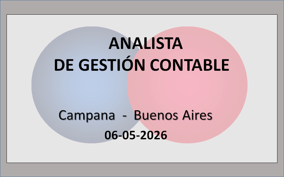 Analista de Gestión Contable