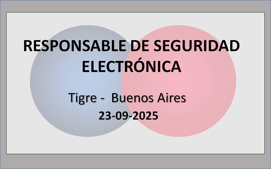 Responsable de Seguridad Electrónica