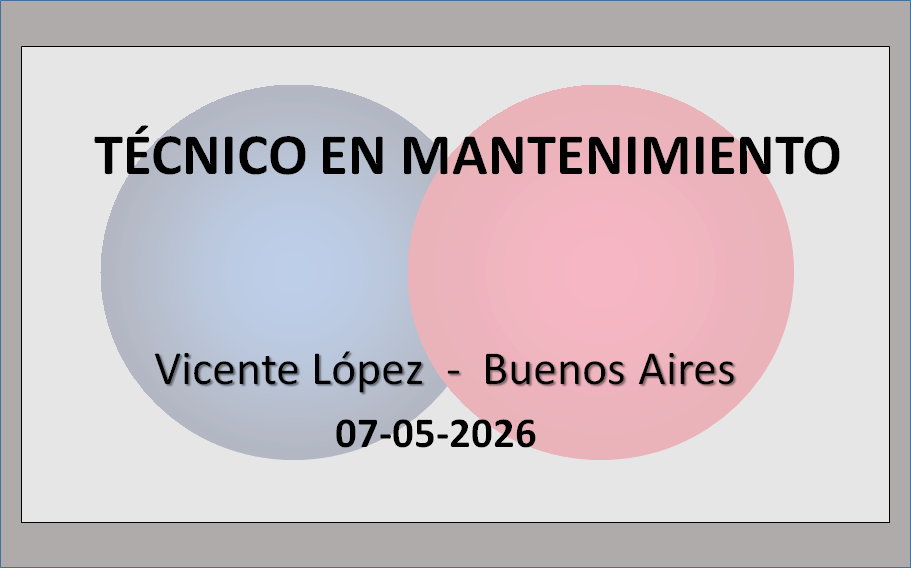 Técnico en Mantenimiento
