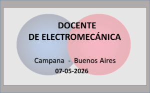 Docente de Electromecánica