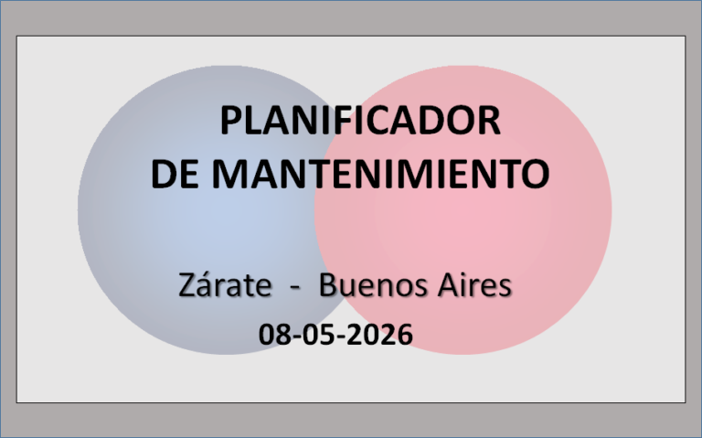 Planificador de Mantenimiento