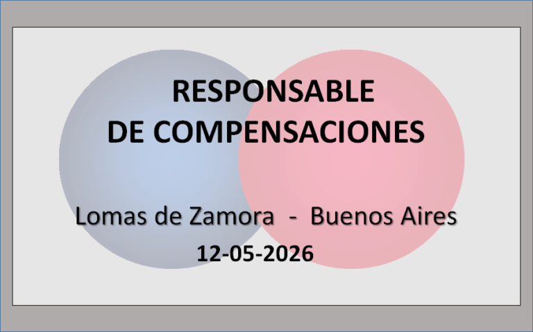 Responsable de Compensaciones