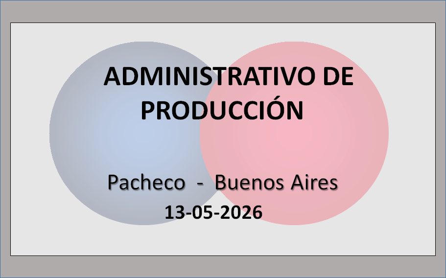 Administrativo de Producción