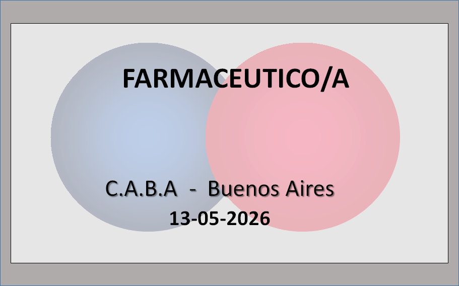 Farmacéutico/a graduado/a