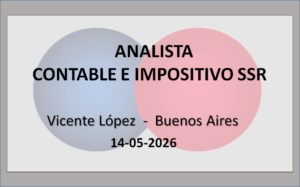 Analista Contable e Impositivo SSr