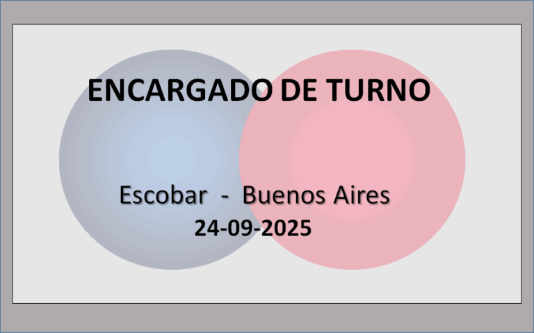 Encargado de Turno