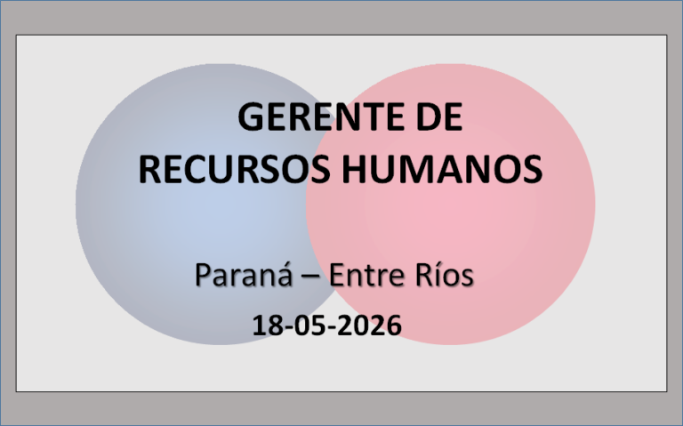 Gerente de Recursos Humanos