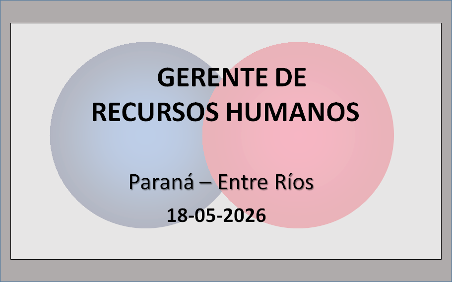 Gerente de Recursos Humanos