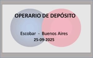 Operario de Depósito