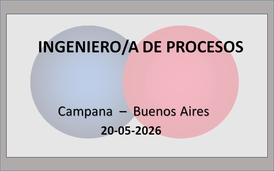 Ingeniero/a de Procesos