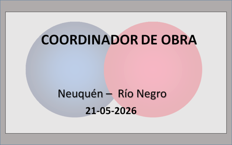 Coordinador de Obra
