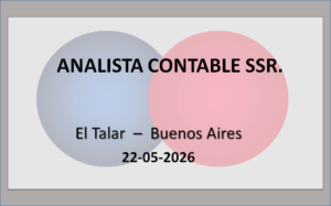 Analista Contable Ssr.