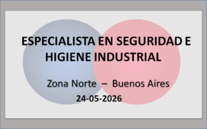 Especialista en Seguridad & Higiene Industrial