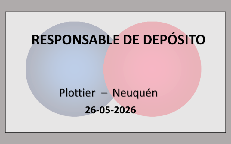 Responsable de Depósito