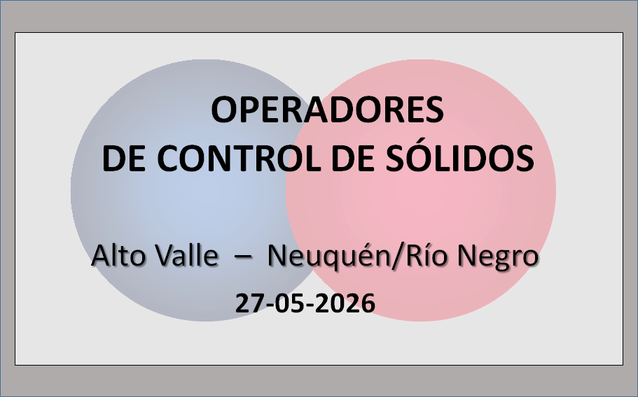 Operadores de Control de Sólidos