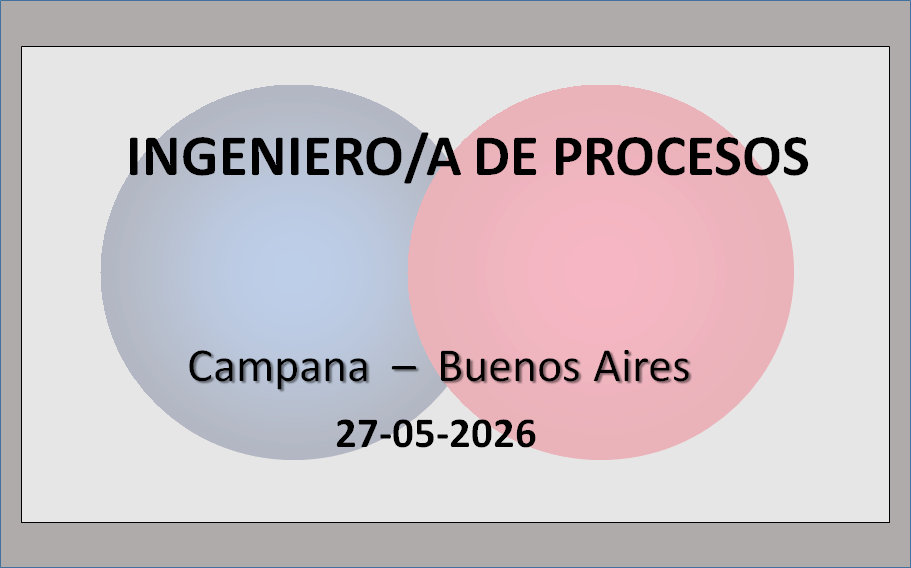 Ingeniero/a de Procesos