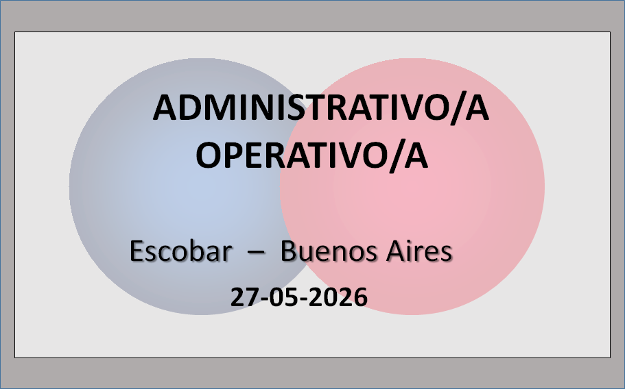Administrativo/a Operativo/a