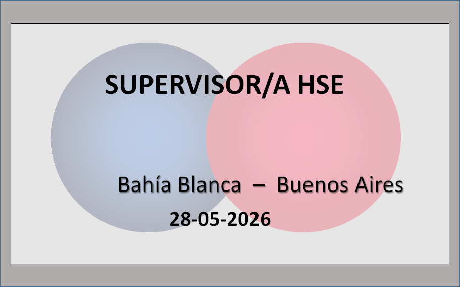 Supervisor/a HSE