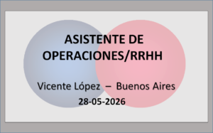 Asistente de Operaciones/Recursos Humanos