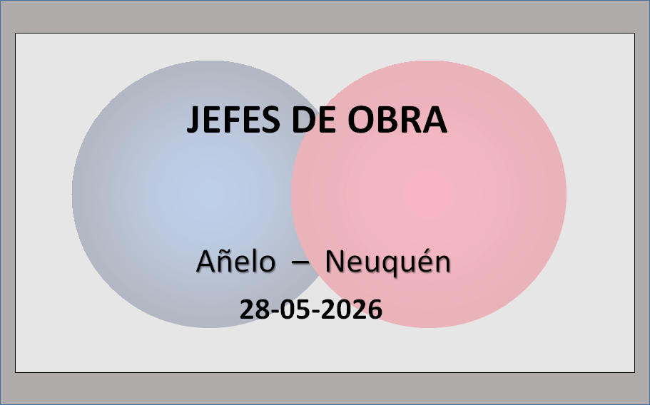 Jefe de Obra - Obras Menores