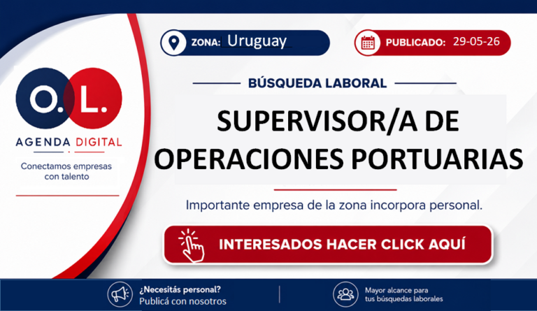 Supervisor/a de Operaciones Portuarias