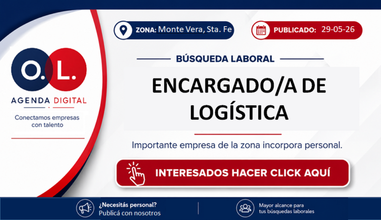 Encargado/a de Logística
