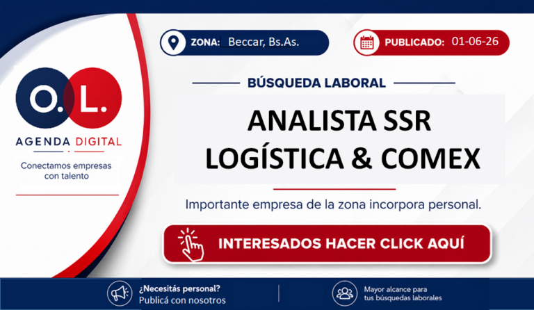 Analista Semi Senior de Logística & Comercio Exterior