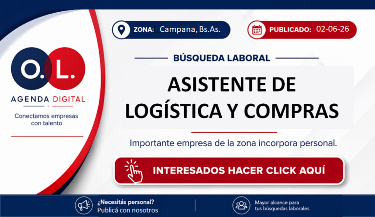 Asistente de Logística y Compras