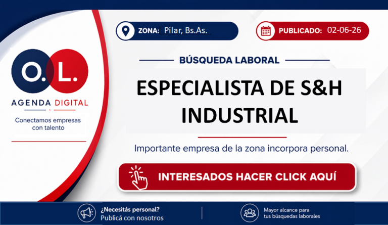 Especialista de Seguridad e Higiene Industrial