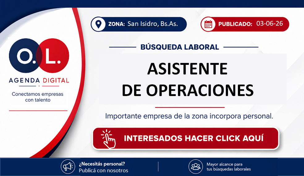 Asistente de Operaciones