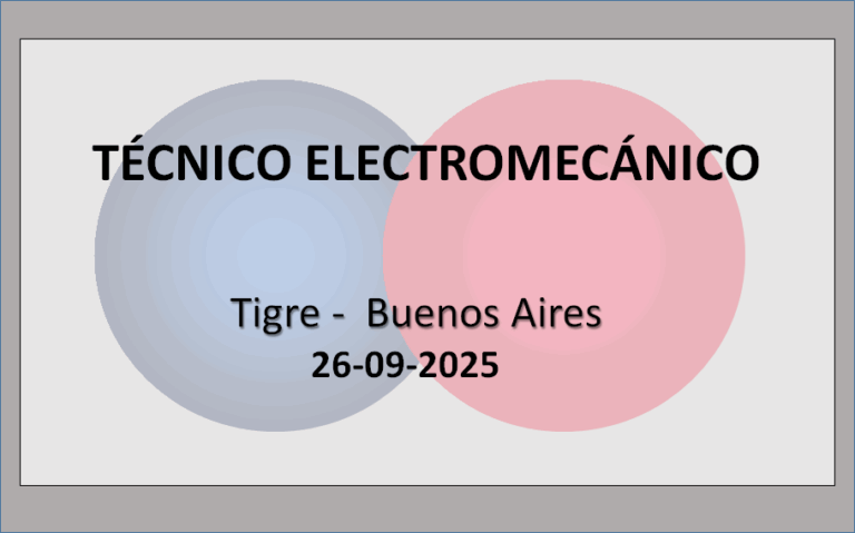 Técnico Electromecánico